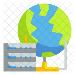 Global Server Connection  Icon
