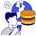 Global Server Dataserver Global Database Icon