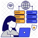 Global Server Dataserver Database Icon