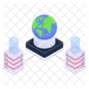 Global Servers Global Server Network Global Server Connection Icon