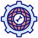 Global Services Development Gear Icon