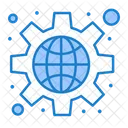 Global Setting Global Configuration Global Communication Icon