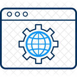 전역 설정 웹페이지  아이콘