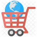 International Shopping Ecommerce Icon