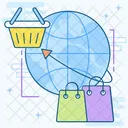 Global Purchasing Ecommerce Worldwide Buying Icon