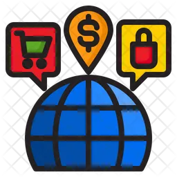 Global Shopping  Icon