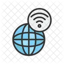 Global Signals Global Network Global Internet Icon