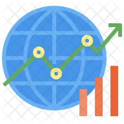 글로벌 통계  아이콘