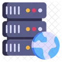 Global Database Global Storage Global Server Icon