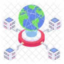 World Network Global Network Global Storage Network Icon