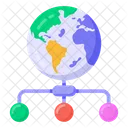 Global Network Global Connections Global Structure Icon