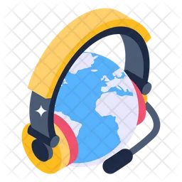 Global Support  Icon