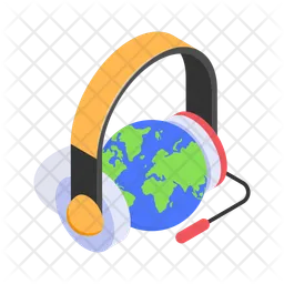 Global Support  Icon