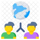 Global Team Global Users Global Persons Icon