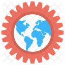 Global Technology Globe Icon
