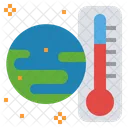 Global Temperature  Icon