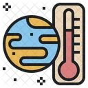 Global Temperature Warning Icon