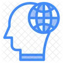Global Thinking Mind Thought Icon