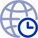 Global Time World Clock Icon