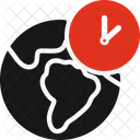 Global Time Zone Time Global Icon