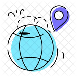 Global Tracking  Icon