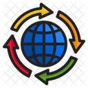 World Global Transfer Icon
