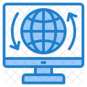 Global Transfer Internet Global Icon