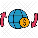 Global Transfer Global System Global Rotation Icon