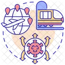 Disease Monitoring Risk Icon