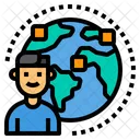 Global User Worldwide User Worldwide Icon