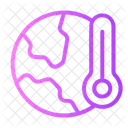 Global Warming Planet Icon