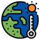 Global Warming Global Average Temperature Climate Change Icon