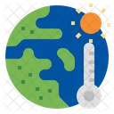Global Warming Global Average Temperature Climate Change Icon