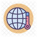 Global Warming Global Temperature Hot Icon
