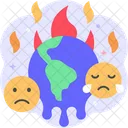 Global Warming Air Pollution Climate Change Icon