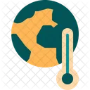 Global Warming Hot Temperature Icon