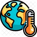 Global Warming Global Warming Thermometer Icon