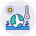 Global Warming Earth Ecology Icon