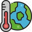 Global Warming Temperature Greenhouse Effect Icon