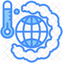 Global Warming Earth Heat Icon