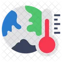 Global Warming Global Temperature Global Weather Icon