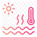 Global Warming Sea Ocean Icon