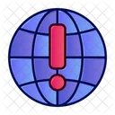 Global Warning Global Error Global Alert Icon