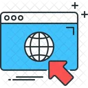 Global webpage  Icon