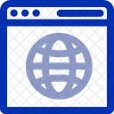 Global Webpage Internet Website Icon