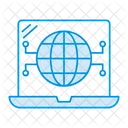 World Earth Laptop Icon