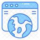Global Website Browser Icon