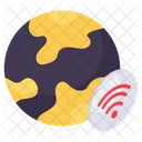 Global Wifi Global Internet Wireless Network Icon