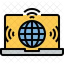 Global Wifi Global Network Global Connection Icon