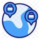 Global Location Position Icon